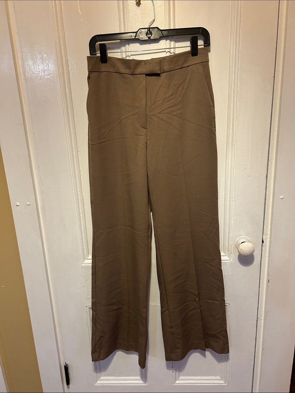 H&M Wide-Leg Dress Pants - Brown